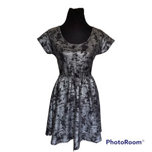 Rolla Rolla Coster Metallic Fit & Flare Dress Size Large